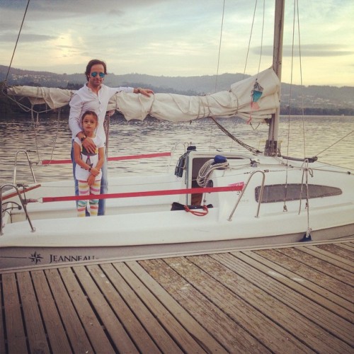 Sailing with the Princess!!! #riominho #boat #sailing #princessanddad