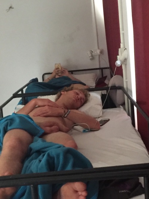 tomjames123: When you’re in a dorm room in Asia and your buddy gets too drunk and flashes his massive cock to the world!