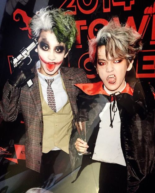 theonly-vagina-kyungsoo-will-fuk:nothing comes close to Exo’s Halloween party in 2014