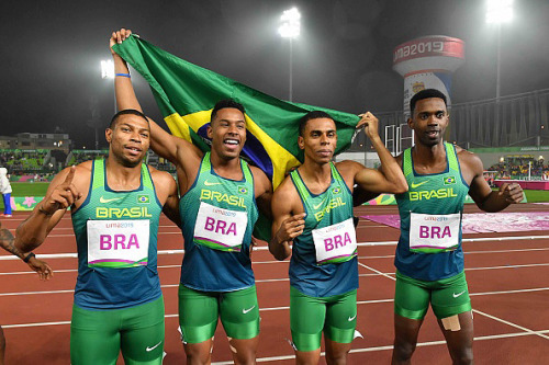 Team Brazil wins Gold in both Athletics Women&rsquo;s and Men’s 4x100m Relay Final at Villa Deporti