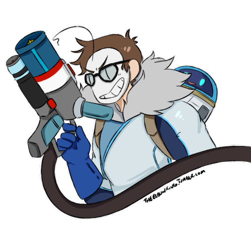 theelbowking:Cry!Mei after watching Cry&Russ TGI Overwatch shenanigans.  *transparent*Bonus: I f