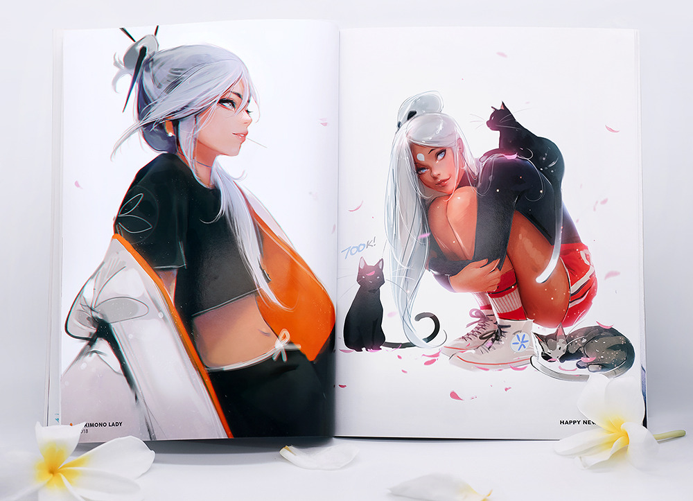 rossdraws:  MY BOOK BLOOM IS HERE!! 🌸 It’s my first publication and I’m super