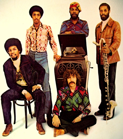 undergroundrockpress:Herbie Hancock with The Headhunters - 1974Photography by Herb Greene.