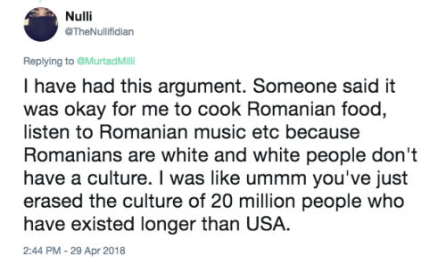 I’m originally from Romania. It’s funny seeing murikan “progressives” t