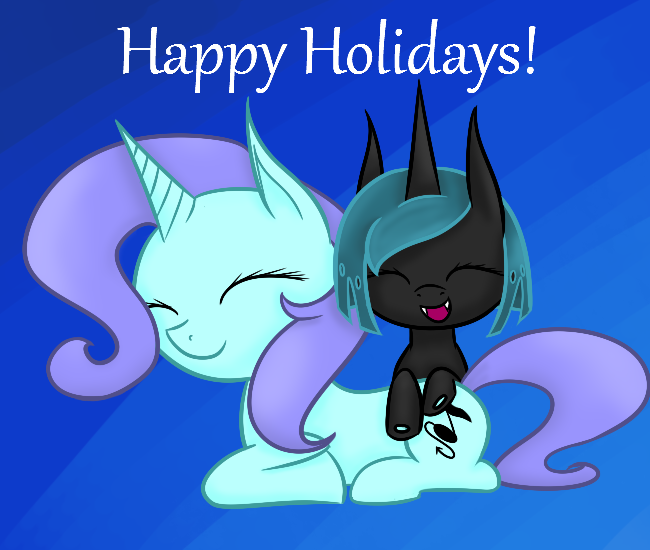 ask-little-amber:  Seasons greetings from Amber and her mod! We want to take this
