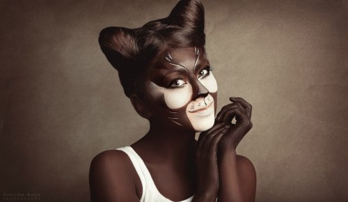 bastmiriam:  Exotica Cat Photo: Svetlanya Bunya http://vk.com/svetlana_bunya Idea, bodyart, makeup: Bast Miriam (me) http://vk.com/bast_miriam Model: Asya Ignatkina http://vk.com/id2626626 Кошка Экзотика фото,обработка - Светлана