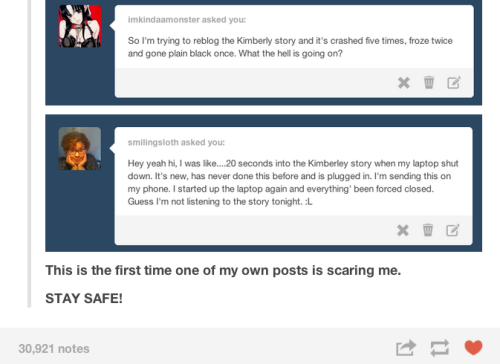 sixpenceee: Because of the tumblr app crashing once users reach this story on my blog, I’ve de