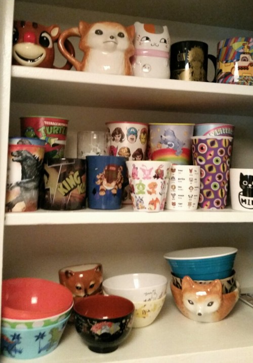 My cups n&rsquo; bowls. I am an adult I promise.