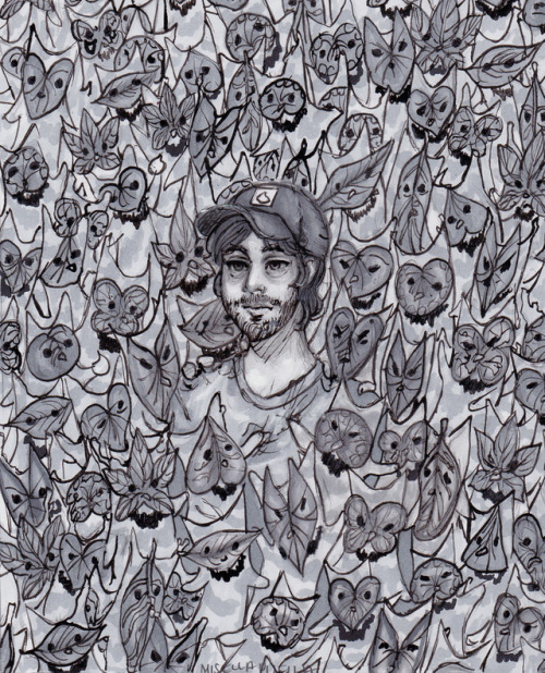 misellapuellaart:  Yahaha!  I drew this during Vinny’s breath of the korok stream the oth