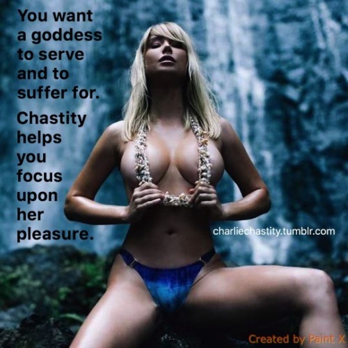 XXX Femdom Chastity Captions, Cum Denial photo