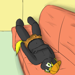 Fuze was the first pony to model underwear on the couch, Sick Threads certainly took advantage of it. Stream Request (a little something for me as well)