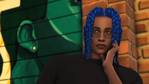  • Rakim Lamar for  @everfallsims‘s Double Shot at Love • | For Bambi |24 | San Myshuno | Painter Pa