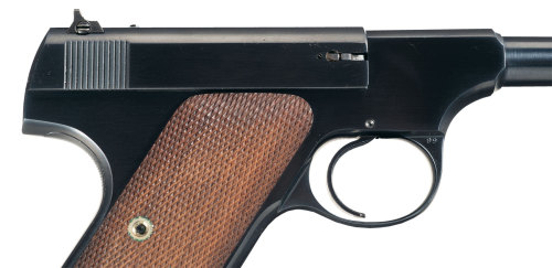 The Colt Woodsman,One of the most popular and long lasting semi automatic .22 plinking pistols, the 