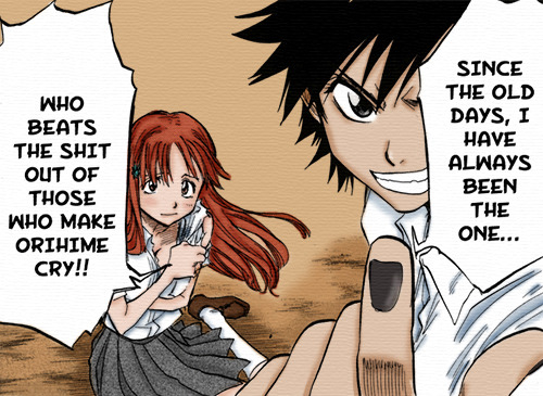 scribblles:   fangirl challenge{2/10 friendships} Orihime & Tatsuki  