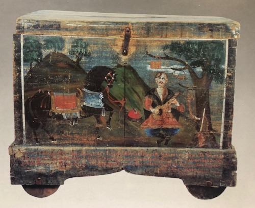 vintage-ukraine:Traditional Ukrainian painted chests “Skrynya”XIX - early XX century