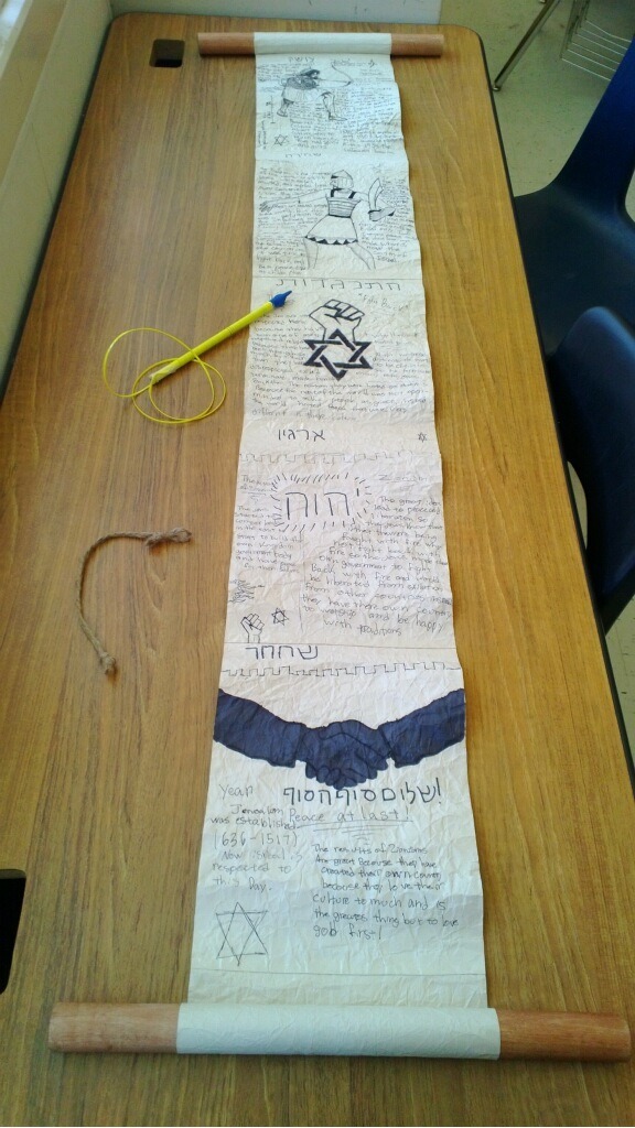 A project about Jewish history by a student at Cooper Academy - the IB middle school in Fresno. This is one of the reasons Cooper is the best!