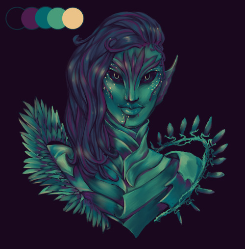 ssapiesplayground:Colour palette practice, prompt choosen by @leidensygdom and its my Revenant Ssaph