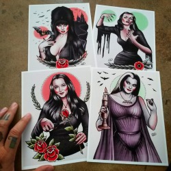 flash-art-by-quyen-dinh:  Vamp series now available! Sets are in 2 diff. sizes. www.etsy.com/shop/parlortattooprints 