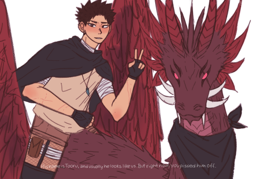 Hear Me Out, Dragon Shifter Tooru Yes That's It Lmao-I'm Kidding!!1!!1So It's Basically An AU Where Tooru
