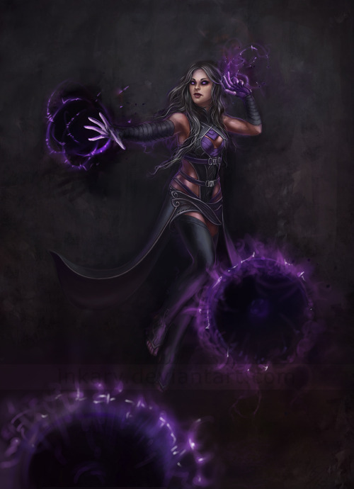 inkary: Young Syndra by *Inkary