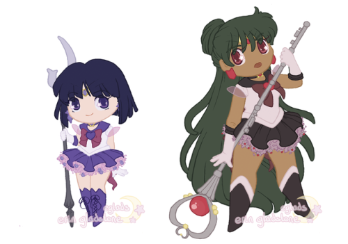 eglads: I finally got around to making an outer senshi set for go with my inner senshi stickers! I t