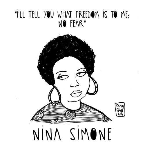 sarafratini:Nina Simone. I wish I felt that more in my life.  