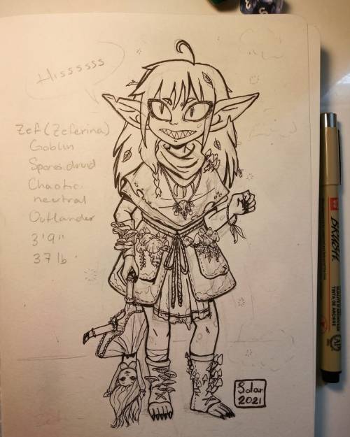 solariads-special-hell: A sketch of the character I’m using for a Ravenloft table I’m pl