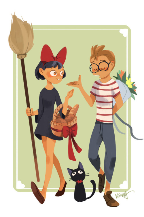wennalin: Kiki’s delivery service! Print available at Anime North, table G02!! Not sure if it will b