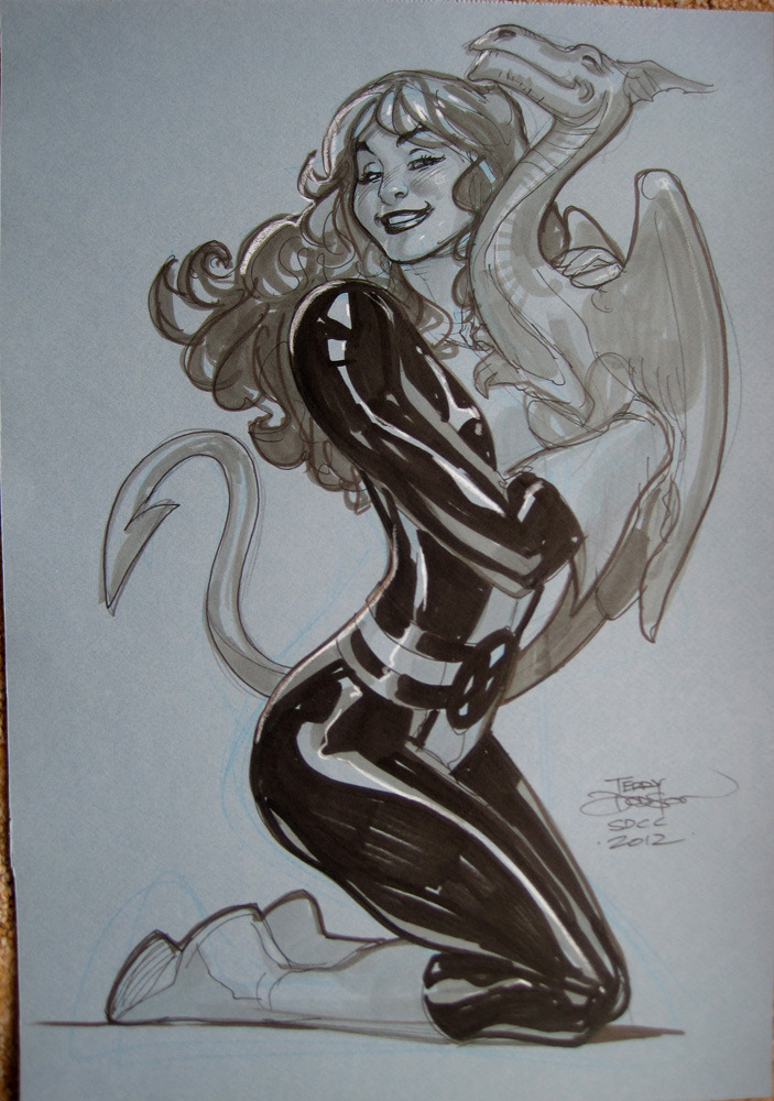 xcyclopswasrightx:   X-Women by Terry Dodson  Just using the picture of Jean to place