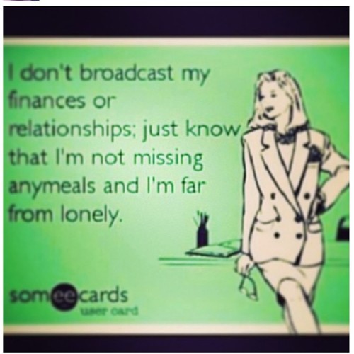 #truestory MYOB! 