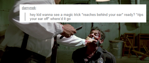 Reservoir Dogs + Tumblr Text Posts