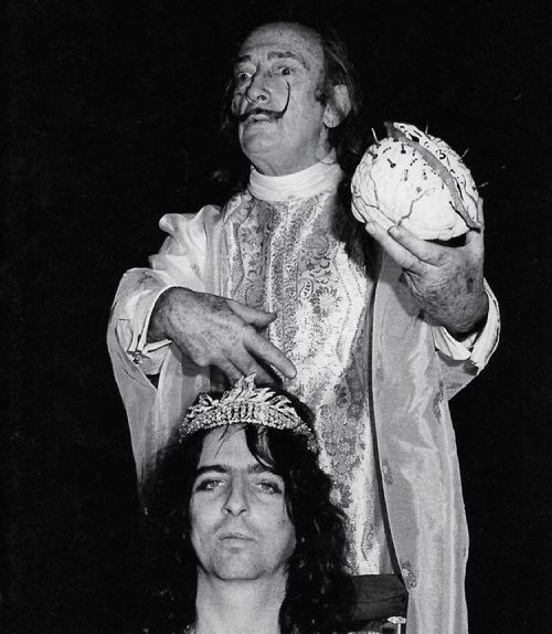 Alice Cooper and Salvador #Dali / 1973