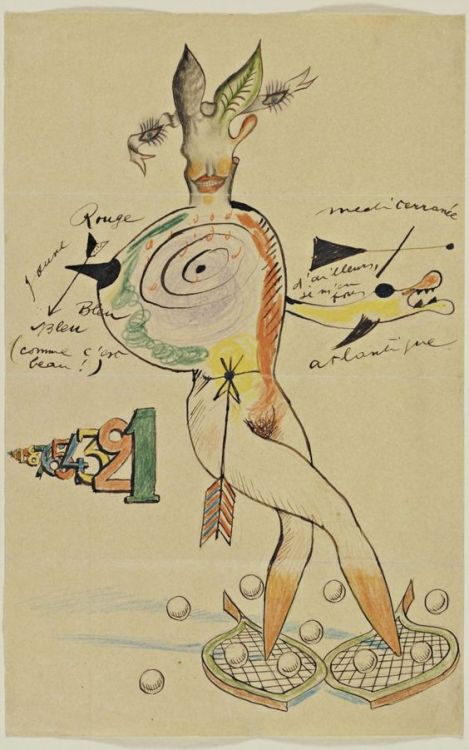 artaslanguage: Nude [Cadavre Exquis] ////Yves Tanguy, Joan Miro, Max Morise and Man Ray Surrealist a