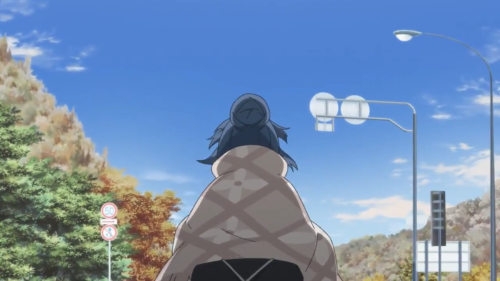 redsamuraiii:Yuru Camp Episode 1Rin Shima loves to camp alone and decides to go a campsite in Lake M