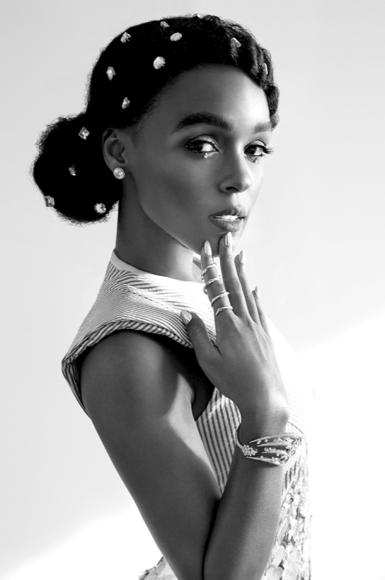 runwaywreck:Janelle Monáe photographed by Tony Duran for LA Confidential. Hair styled