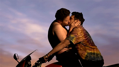 musiquegraphique:  gifmovie:  Seth Rogen & James Franco: Bound 3 HD! (Kanye West - Bound 2 parody) (Watch Video) Literally the greatest thing I have ever seen.  