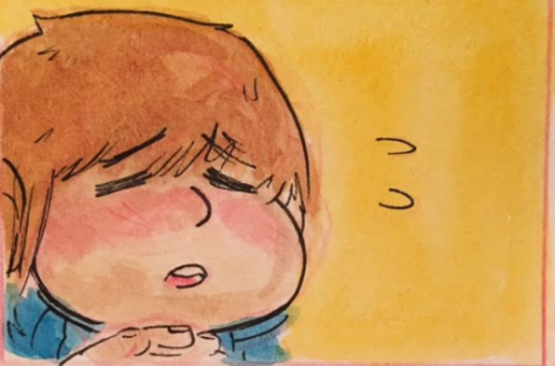 Tiny Pap Meets “giant” Frisk! :) For Friday’s Fluff! 