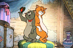 endlessdisney:  disney gif challenge: five songs everybody wants to be a cat 