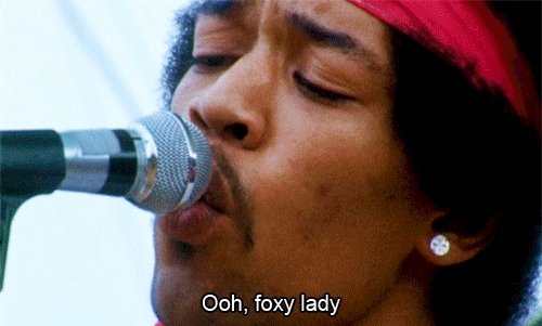 babeimgonnaleaveu:  Jimi Hendrix performing “Foxy Lady” at Woodstock Festival,