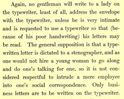 questionableadvice:  ~ Success in Letter Writing, by Sherwin Cody, 1913via Internet