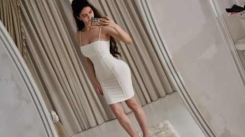 White and tight, do I look good? adult photos
