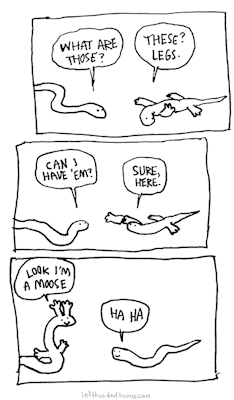 lefthandedtoons:  Snake and Lizard | Left-Handed Toons
