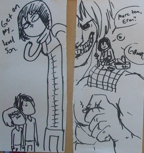 memosfromlevi:  lychgate:  and then the best for last    we had a very UNbusy day today at work so many doodles were had  I am legit crying right now.  