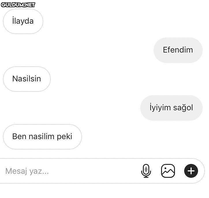 ilayda Efendim Nasilsin...