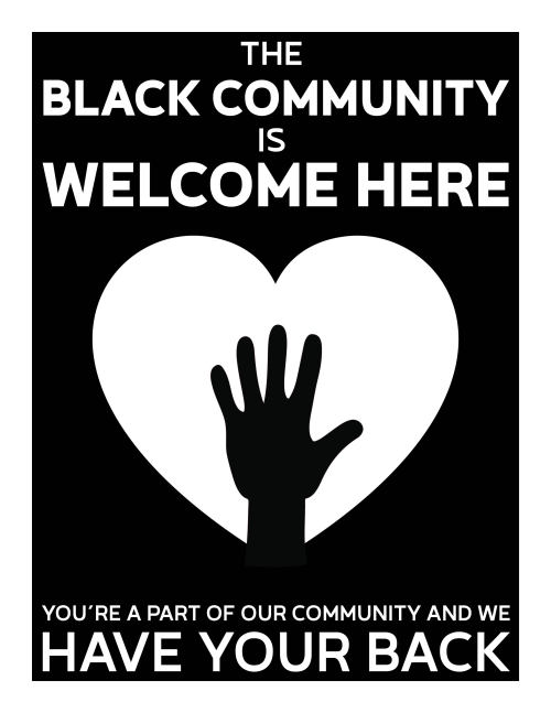 amy-reblogs: I made these in response to hate crimes in my community. They are full size and free to download and print if you’d like to use them, too.