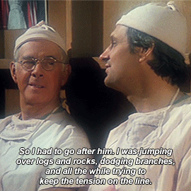 POTTER: I Was Transferred Here Seven Days Ago. Seems Like I've Been Operating For Eight. HAWK: And This