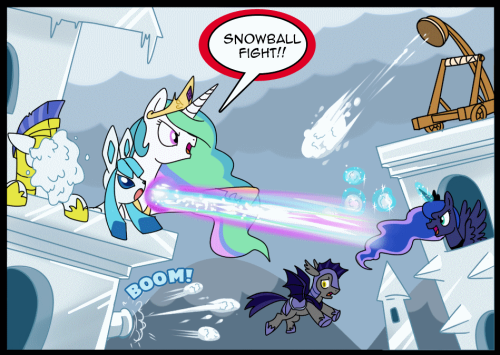 fisherpon:  MLP: Wanna build a snow man? (Commissioned) by tan575