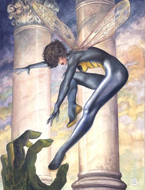 comicartistevolution:  Avert your eyes! it’s Milo Manara. 