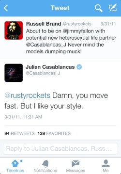 itsyanafarook:  Found this while going through Jules’ tweets. His response, LOL! 