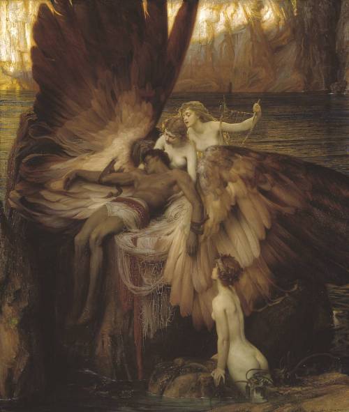 The Lament for Icarus, by Herbert James Draper, Tate Britain, London.